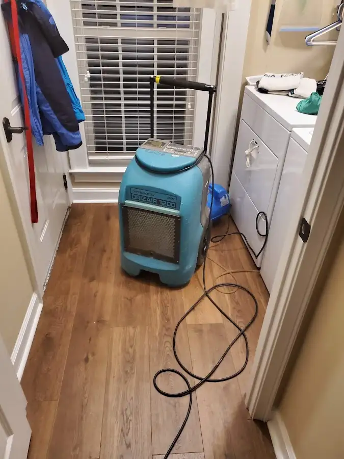 Commercial dehumidifier deployed for Flood Damage Cleanup in Vidor
