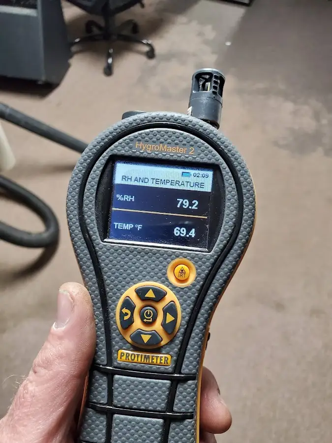 Moisture meter humidity assessment for Mold Remediation & Removal in Vidor